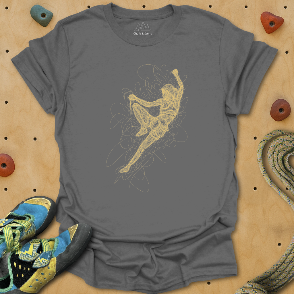 Scribbly Line Side Pull Tee