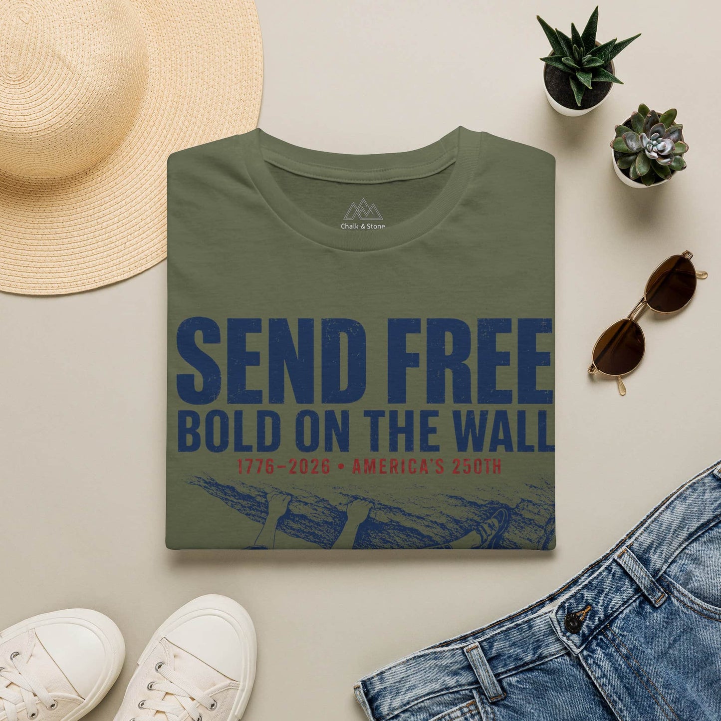 Bold On Wall Tee
