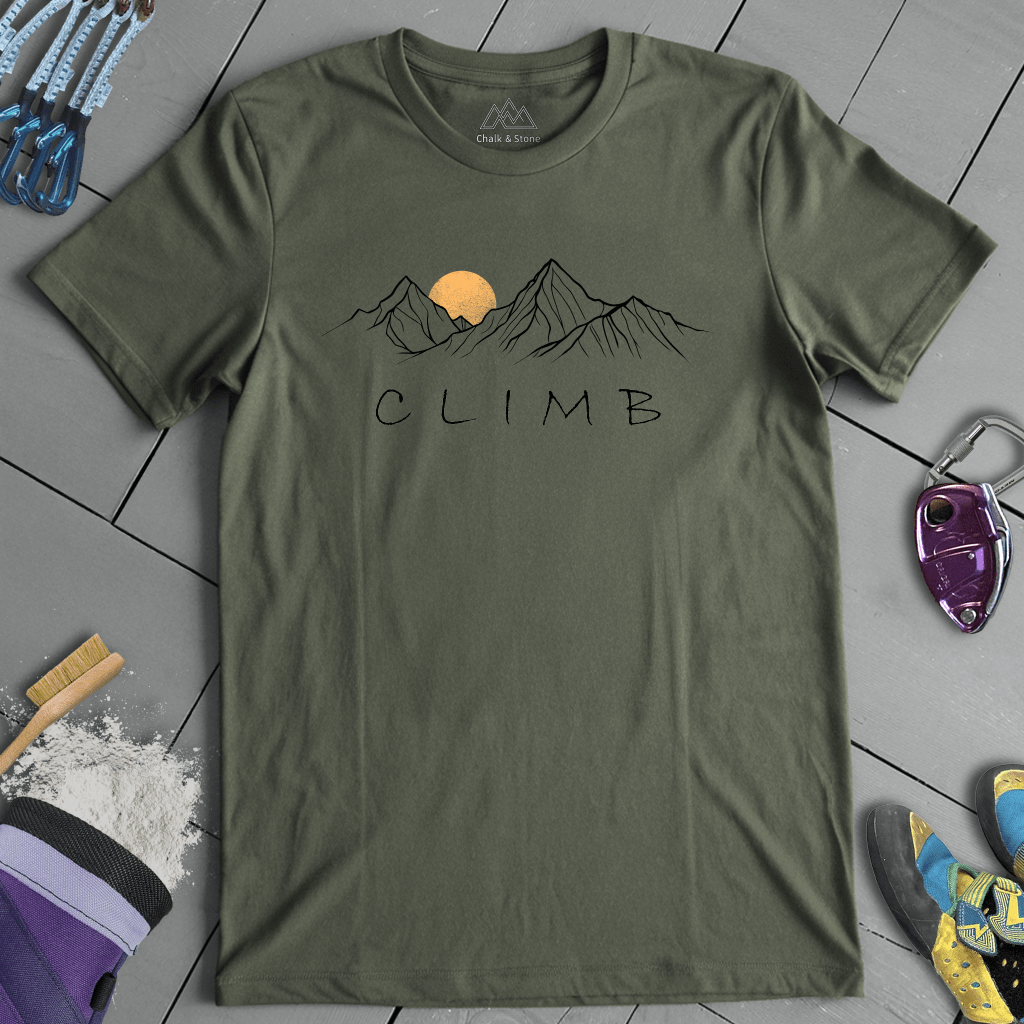 Climb Mountain Range Tee