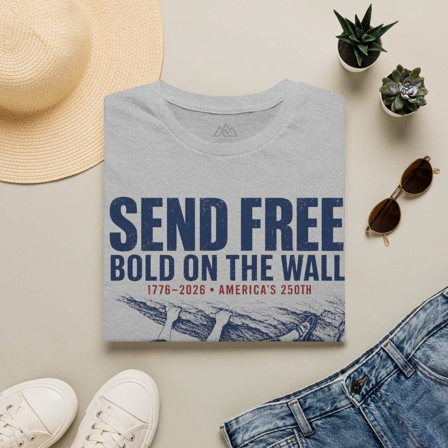 Bold On Wall Tee