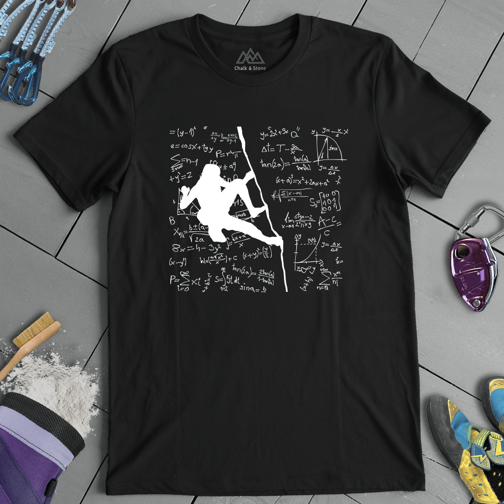 Crack Climbing Equation Tee