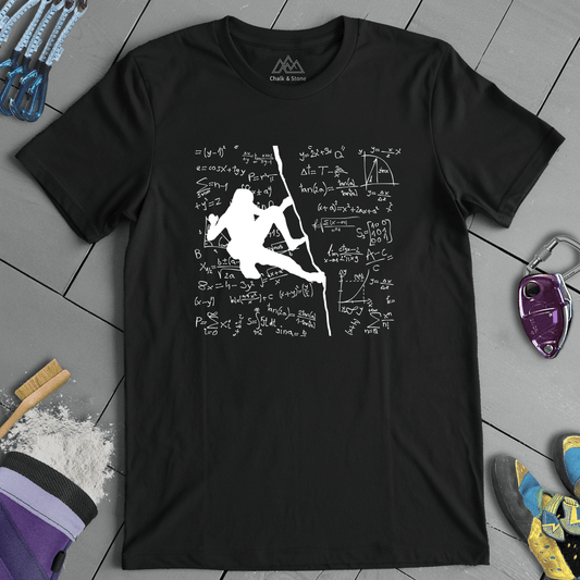 Crack Climbing Equation Tee