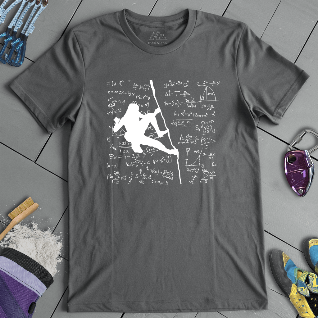 Crack Climbing Equation Tee