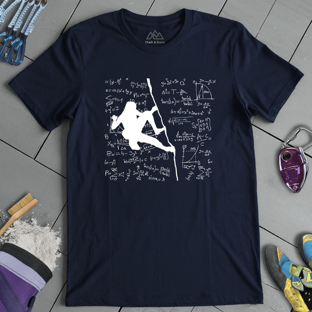 Crack Climbing Equation Tee