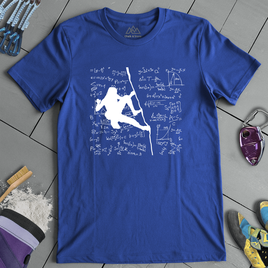 Crack Climbing Equation Tee