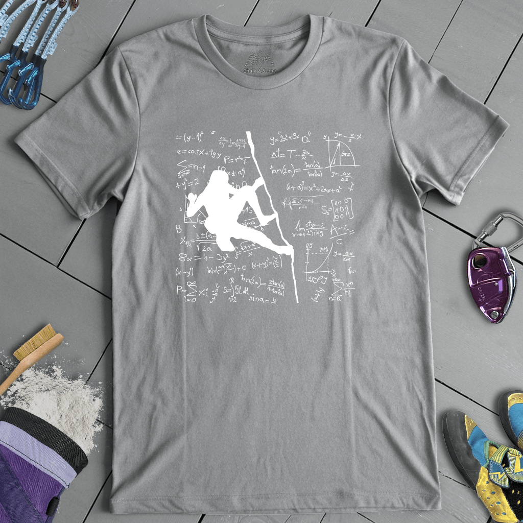 Crack Climbing Equation Tee