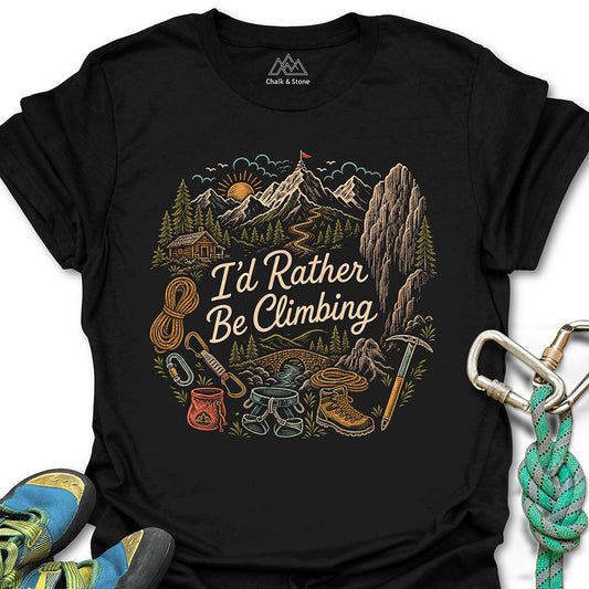 Rather Climb Tee