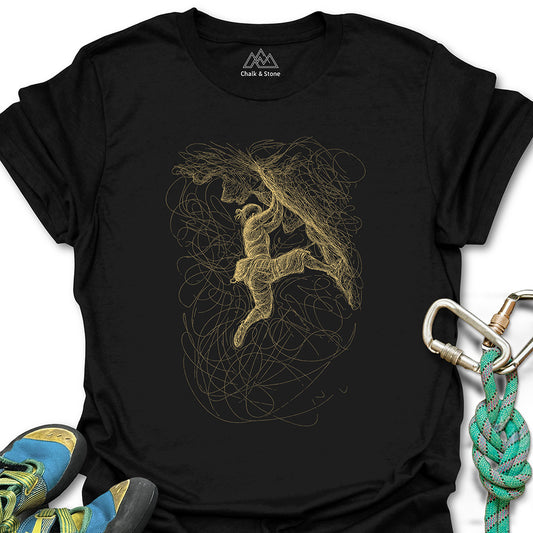 Scribbly Line Body Tension Tee