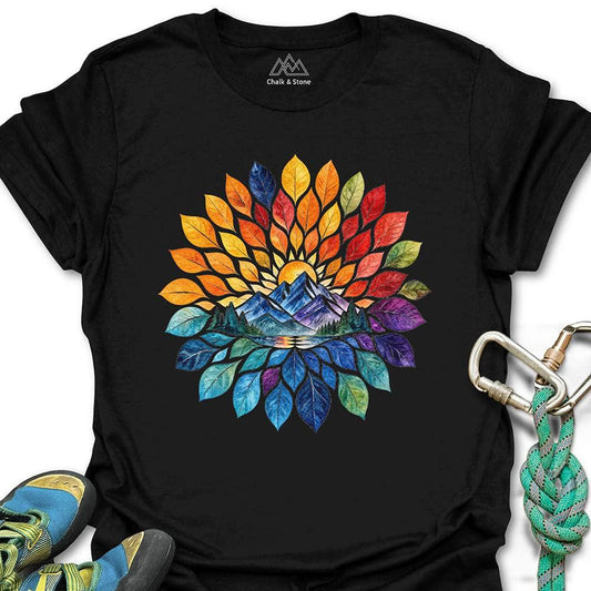 Mtn Color Feathers Tee