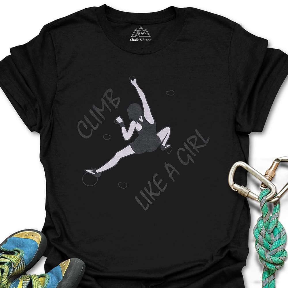 Climb Like a Girl Reach Tee