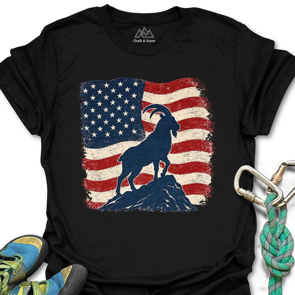 Patriotic Goat Tee