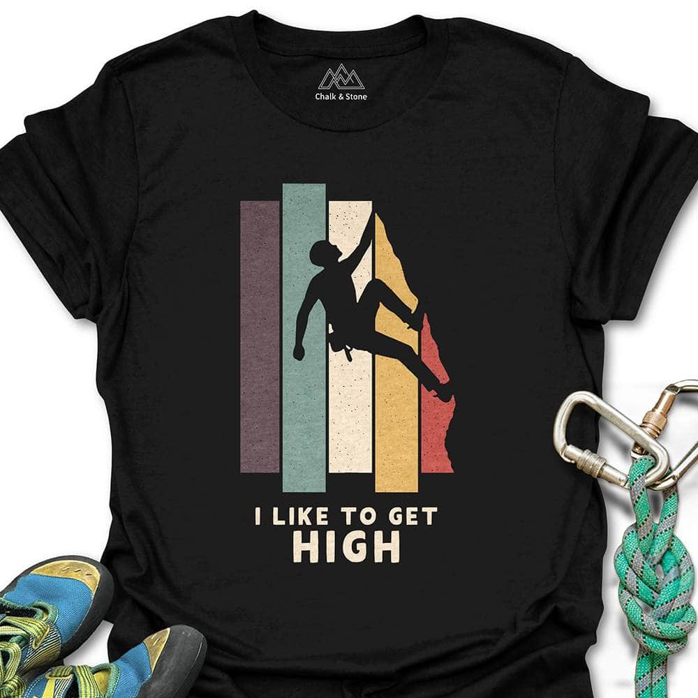 Like To Get High Retro Tee