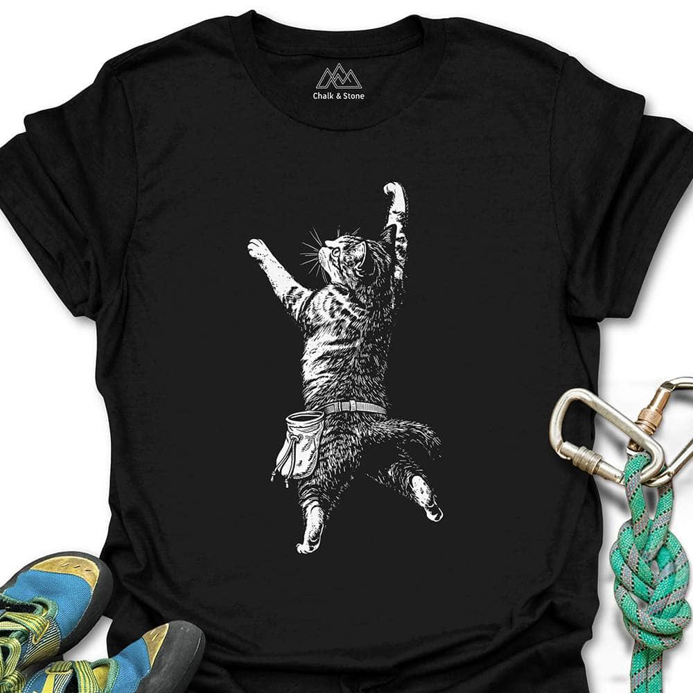 Cat Static Climb White Tee