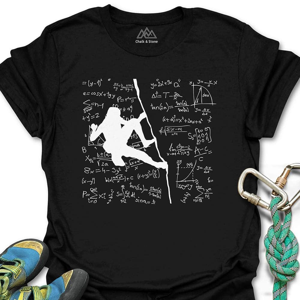 Crack Climbing Equation Tee