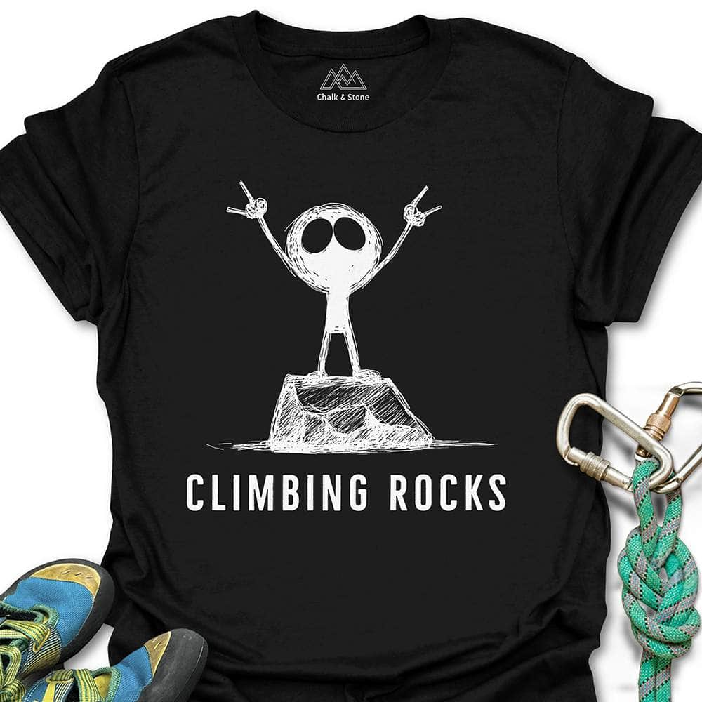 Climbing Rock On Tee