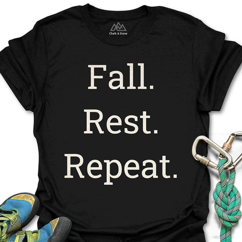 Fall Rest Repeat Text Tee