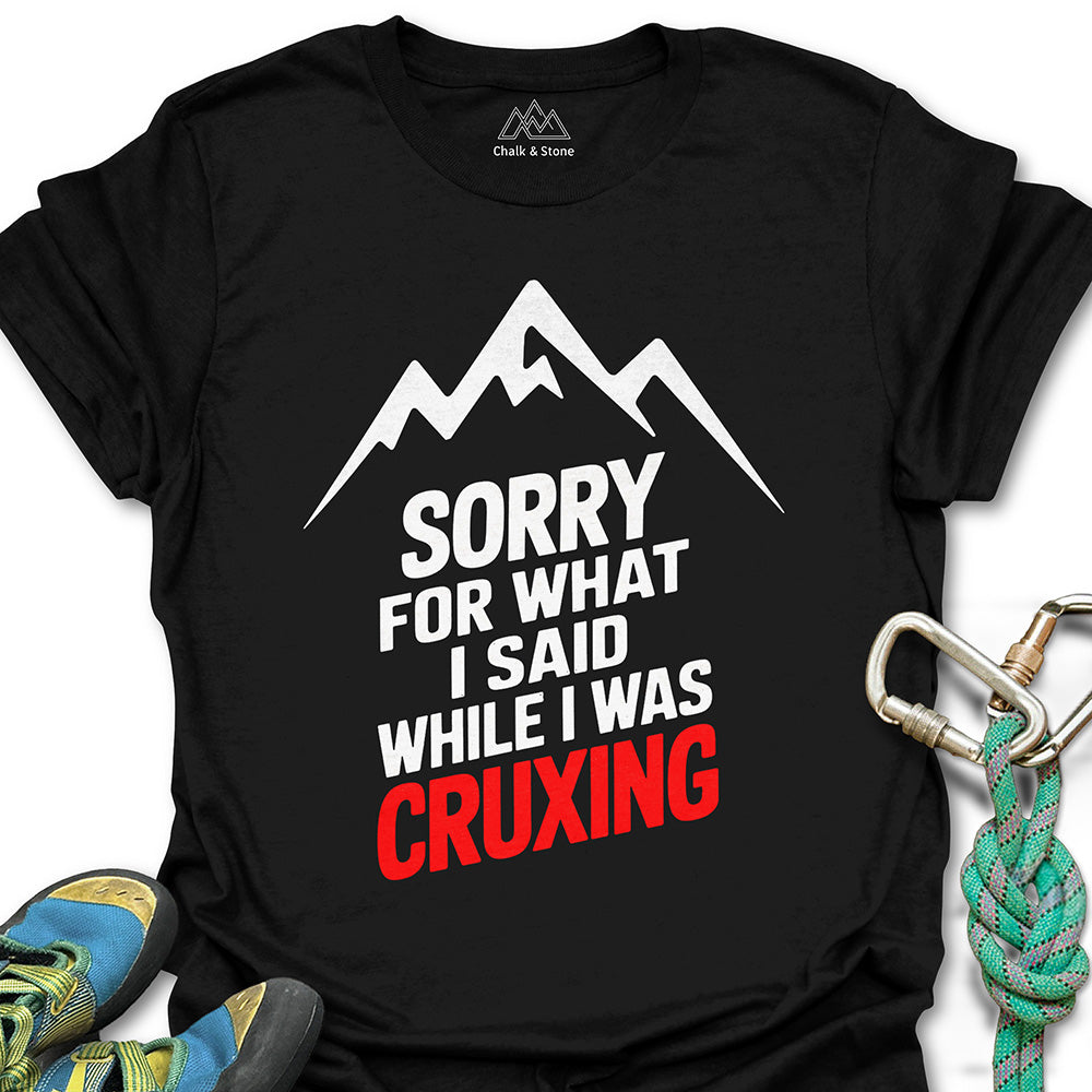 Words While Cruxing Tee