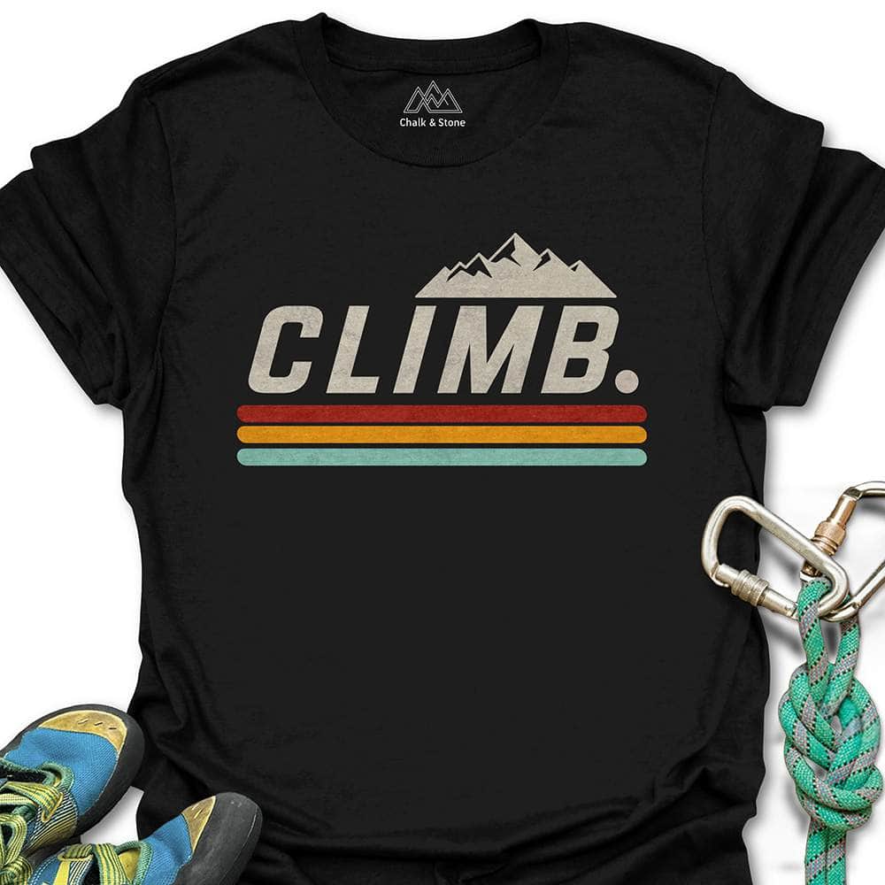Climb Retro Stripe Tee