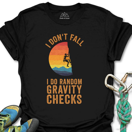 Random Gravity Checks Tee
