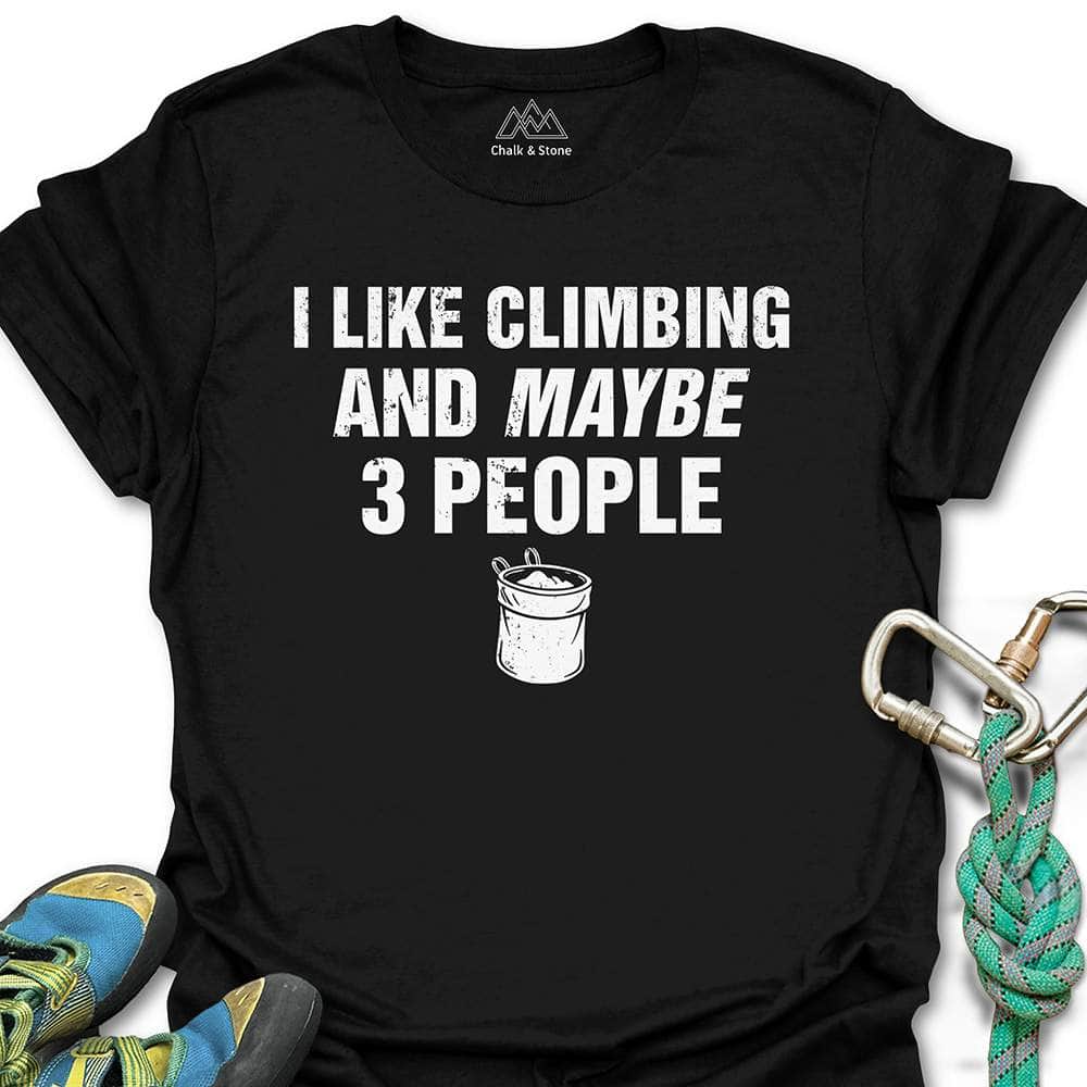 Climbing And 3 Peeps Tee