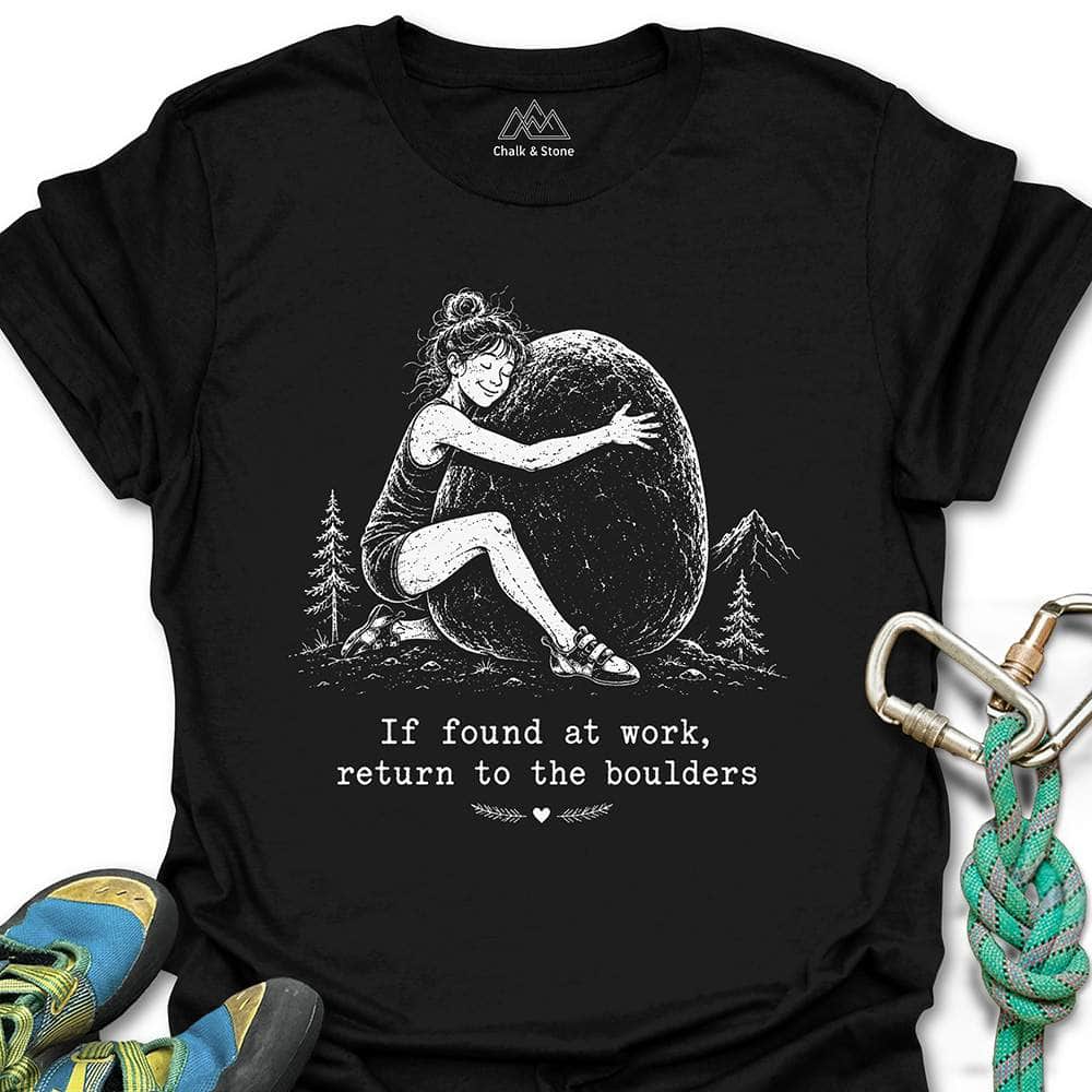 No Work Only Boulders Tee