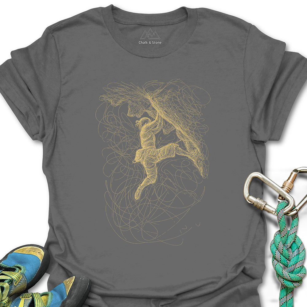 Scribbly Line Body Tension Tee