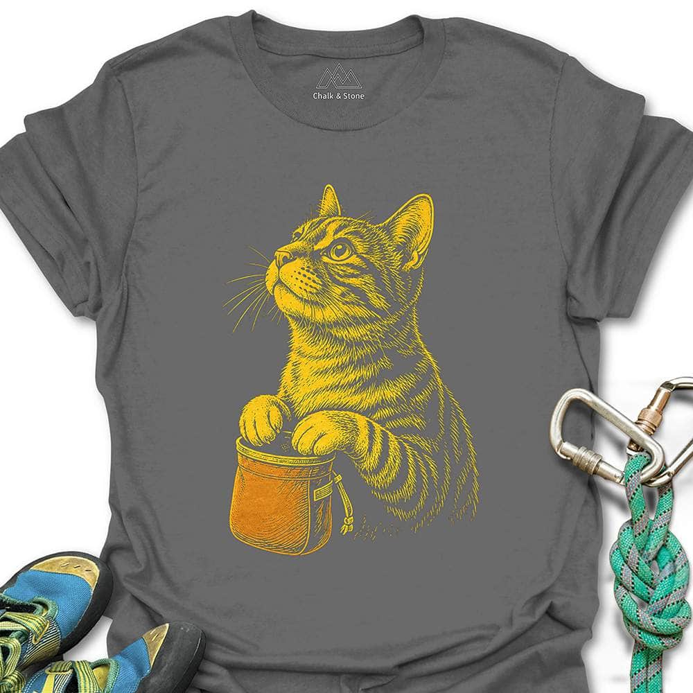 Cat Chalking Reading Tee