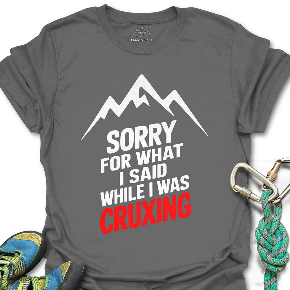 Words While Cruxing Tee