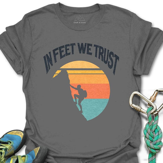In Feet We Trust Retro Tee