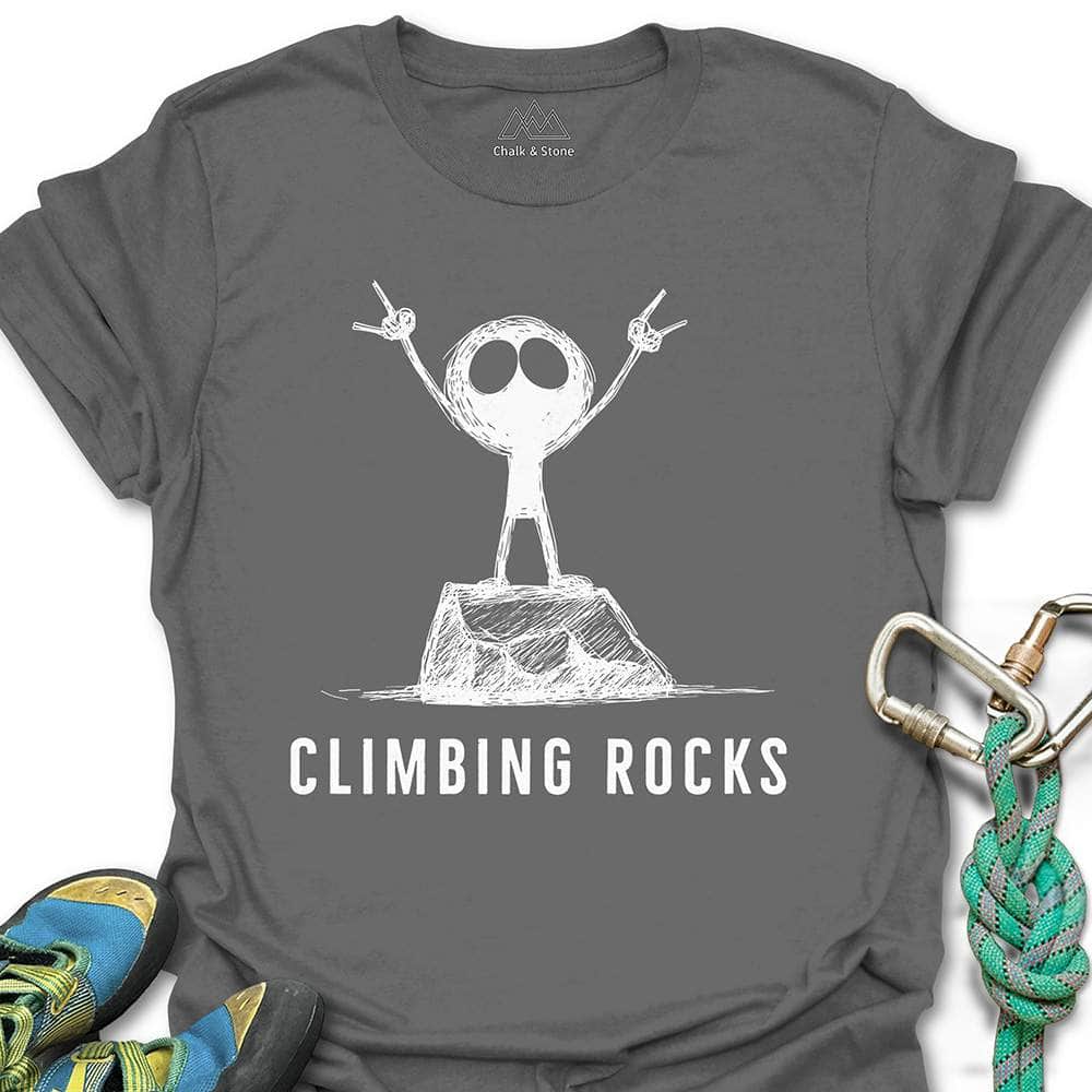 Climbing Rock On Tee