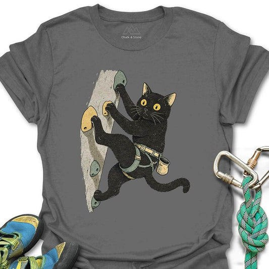 Cat Reaching Climb Tee