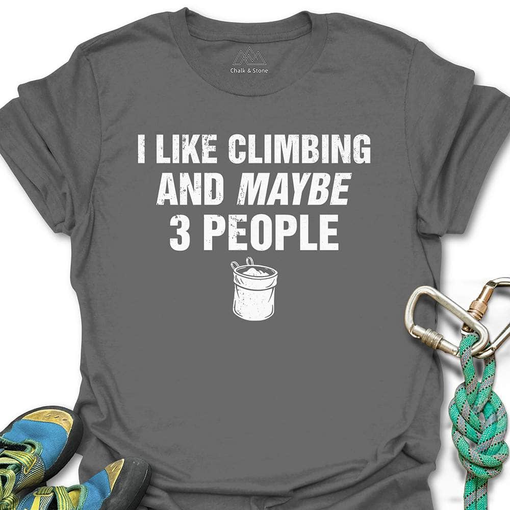 Climbing And 3 Peeps Tee