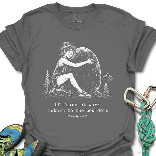 No Work Only Boulders Tee