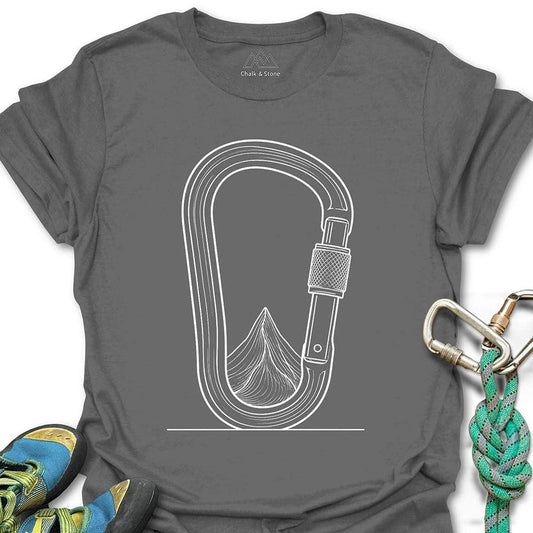 Carabiner And Mtns Tee