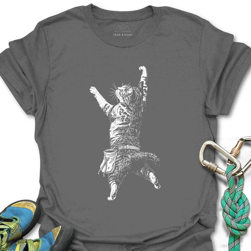Cat Static Climb White Tee