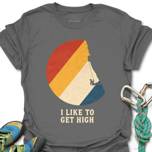 Getting High Diagonal Stripe Tee