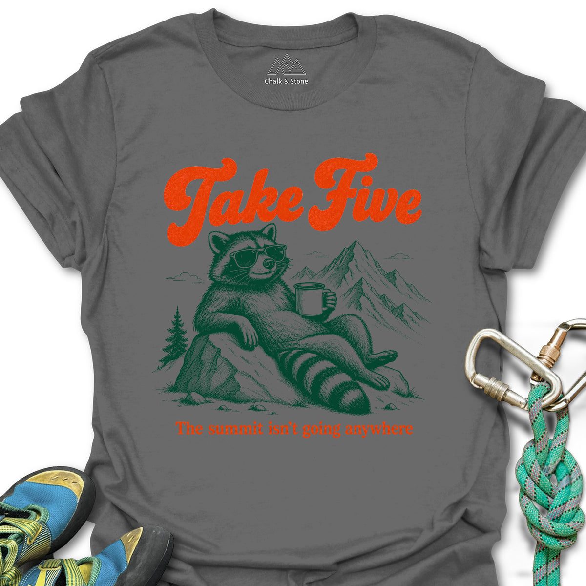 Take Five Raccoon Tee