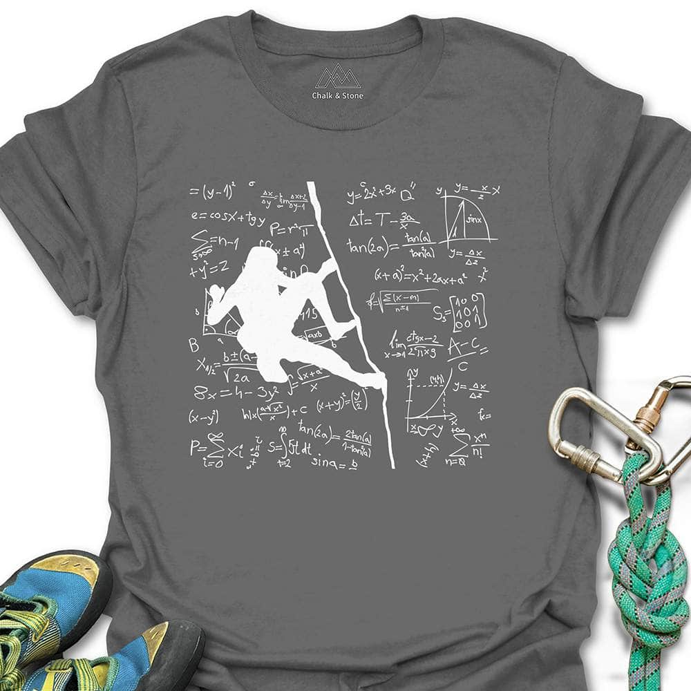 Crack Climbing Equation Tee