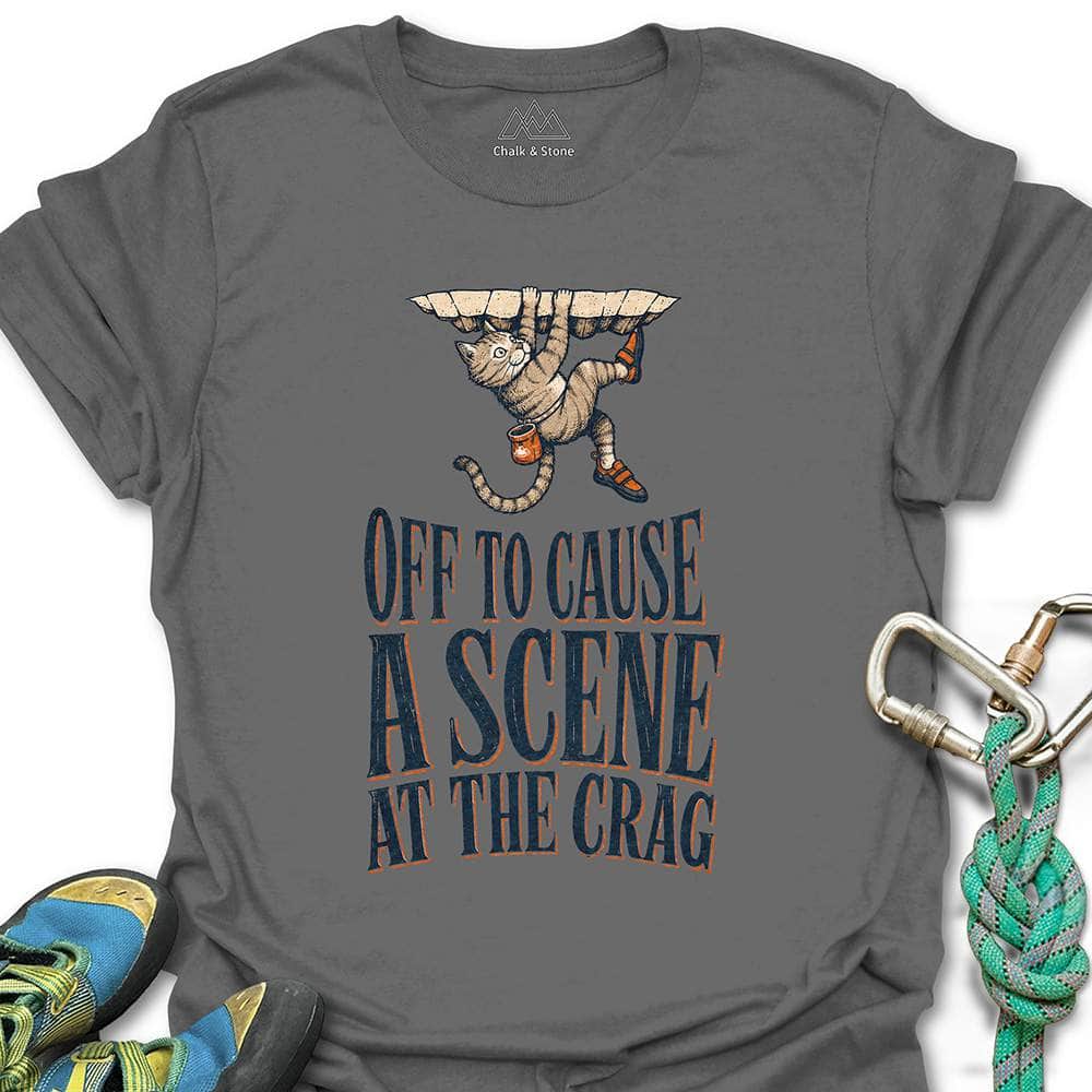 Cause Scene At Crag Tee