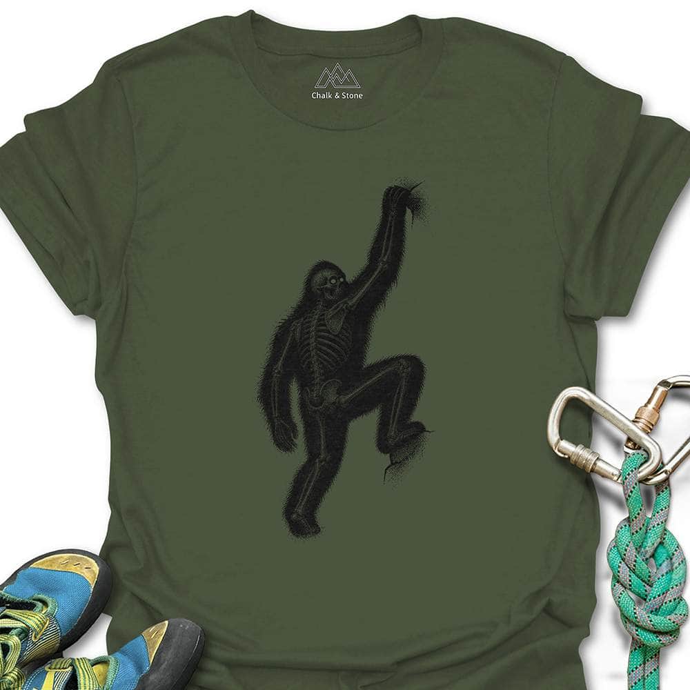 Quatch Skeleton Stippled Tee