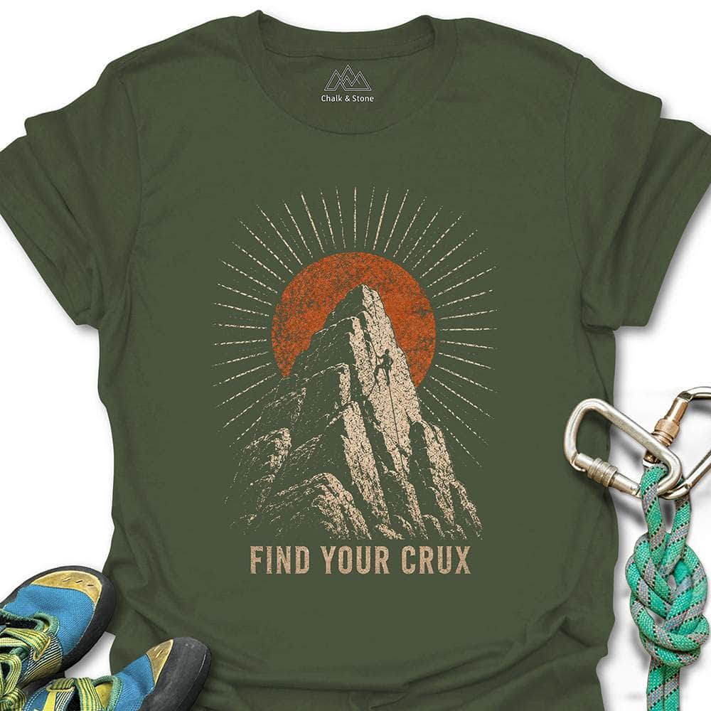 Find Your Crux Sunset Tee