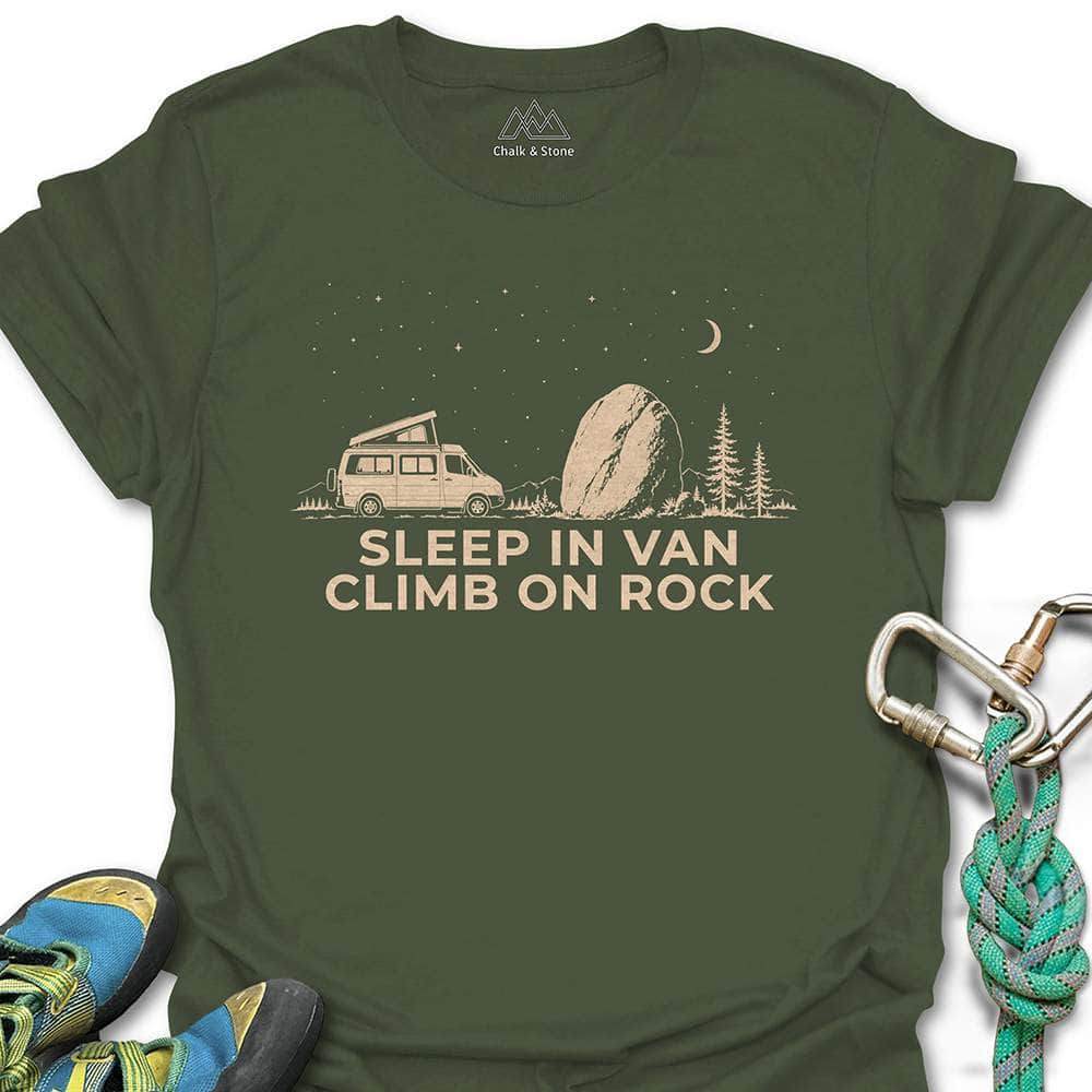 Sleep And Climb On Rock Tee