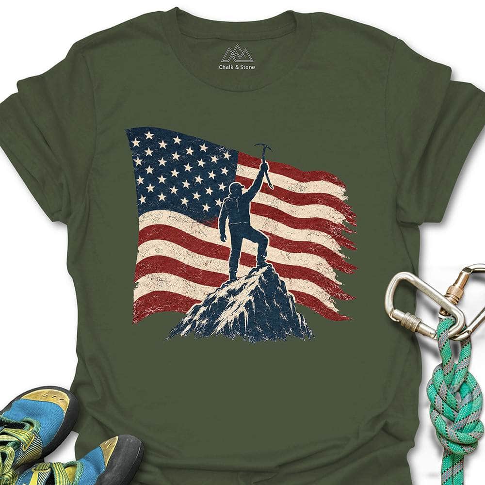 Flag Ice Climb Tee
