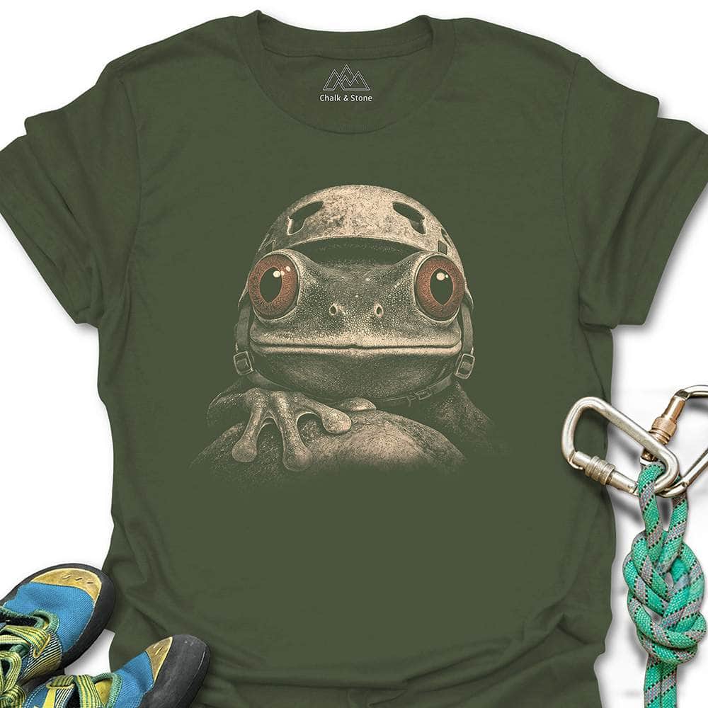 Peeking Frog Boulder Tee