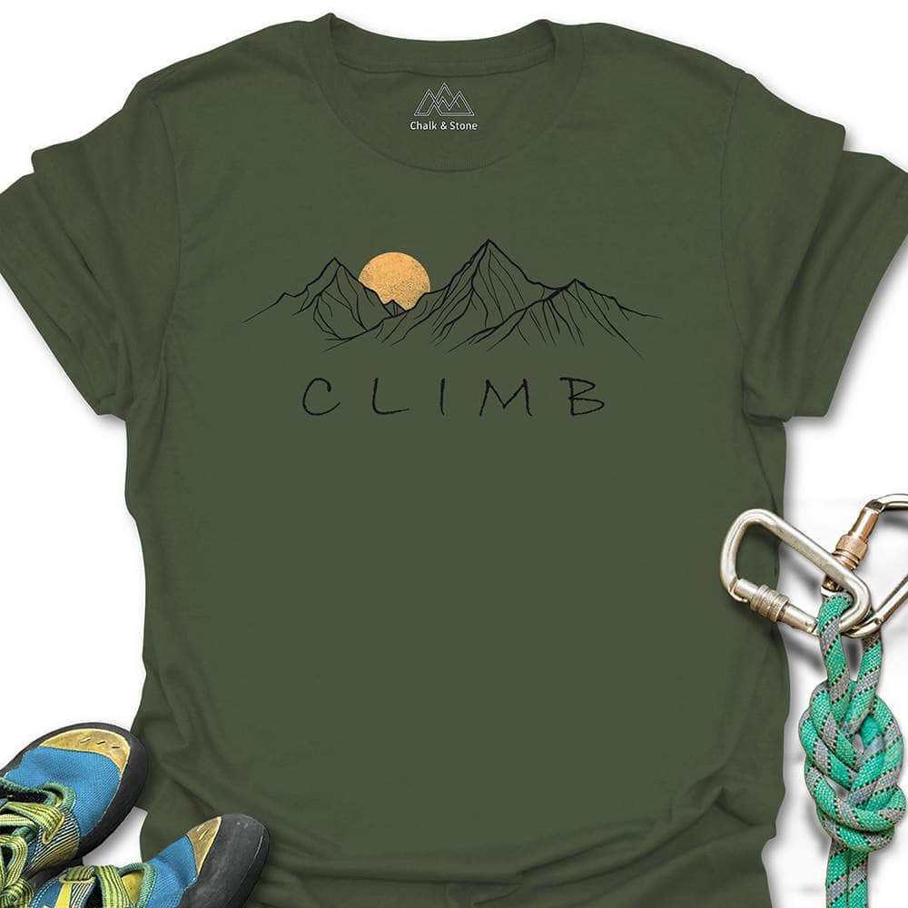 Climb Mountain Range Tee