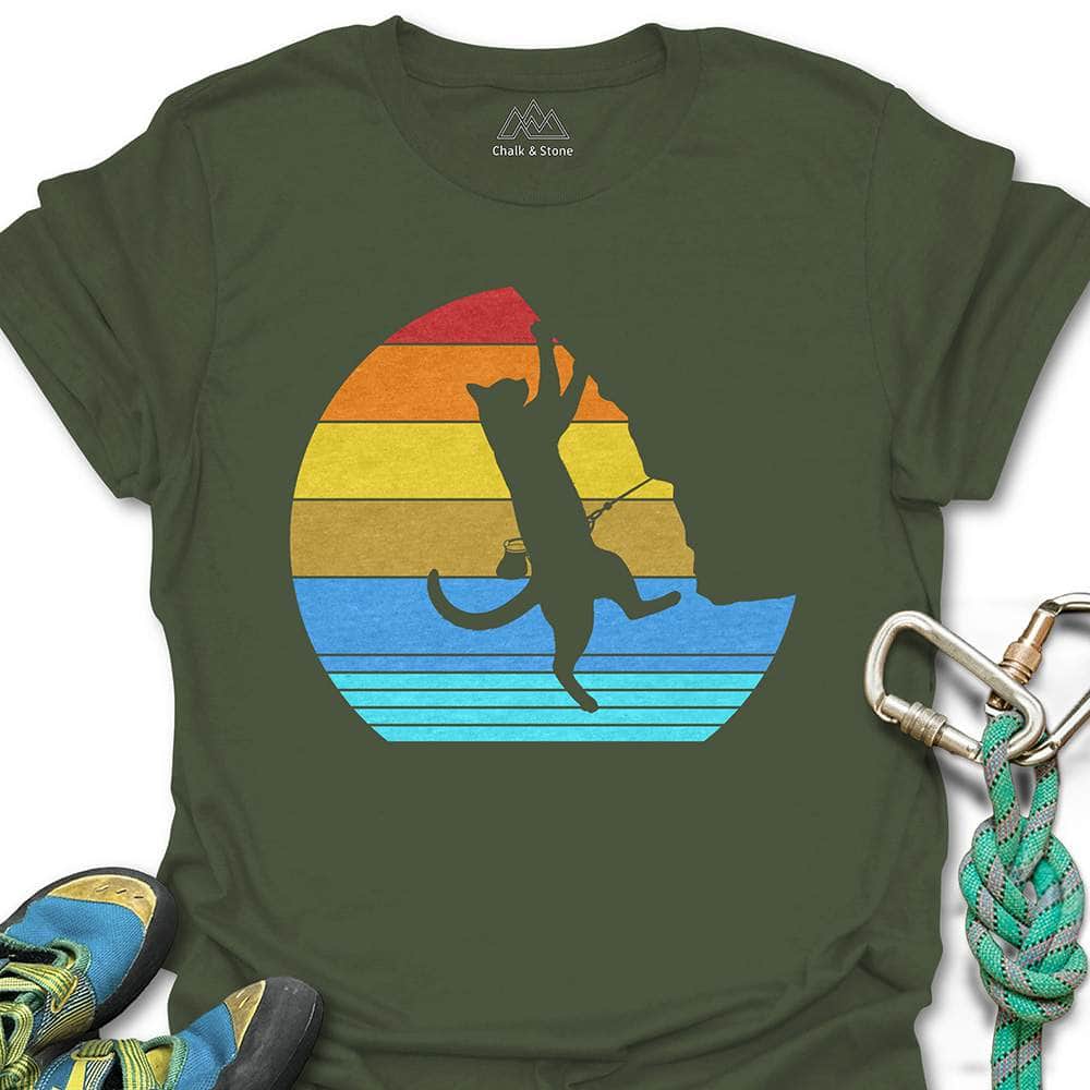 Cat Retro Climb Tee