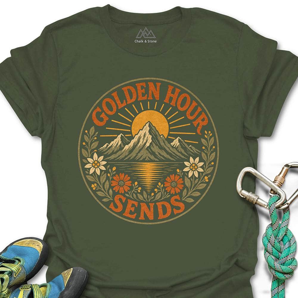 Golden Hour Sends Badge Tee
