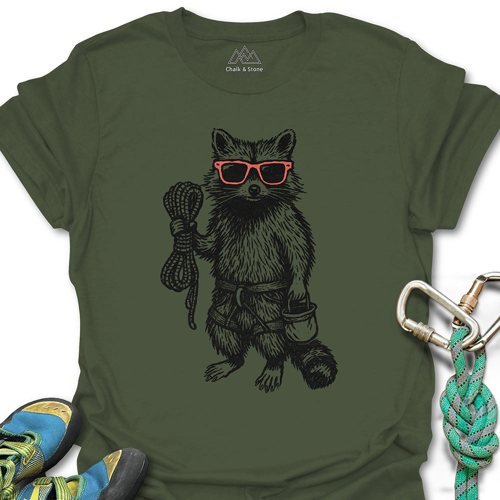Raccoon Chill Climber Tee