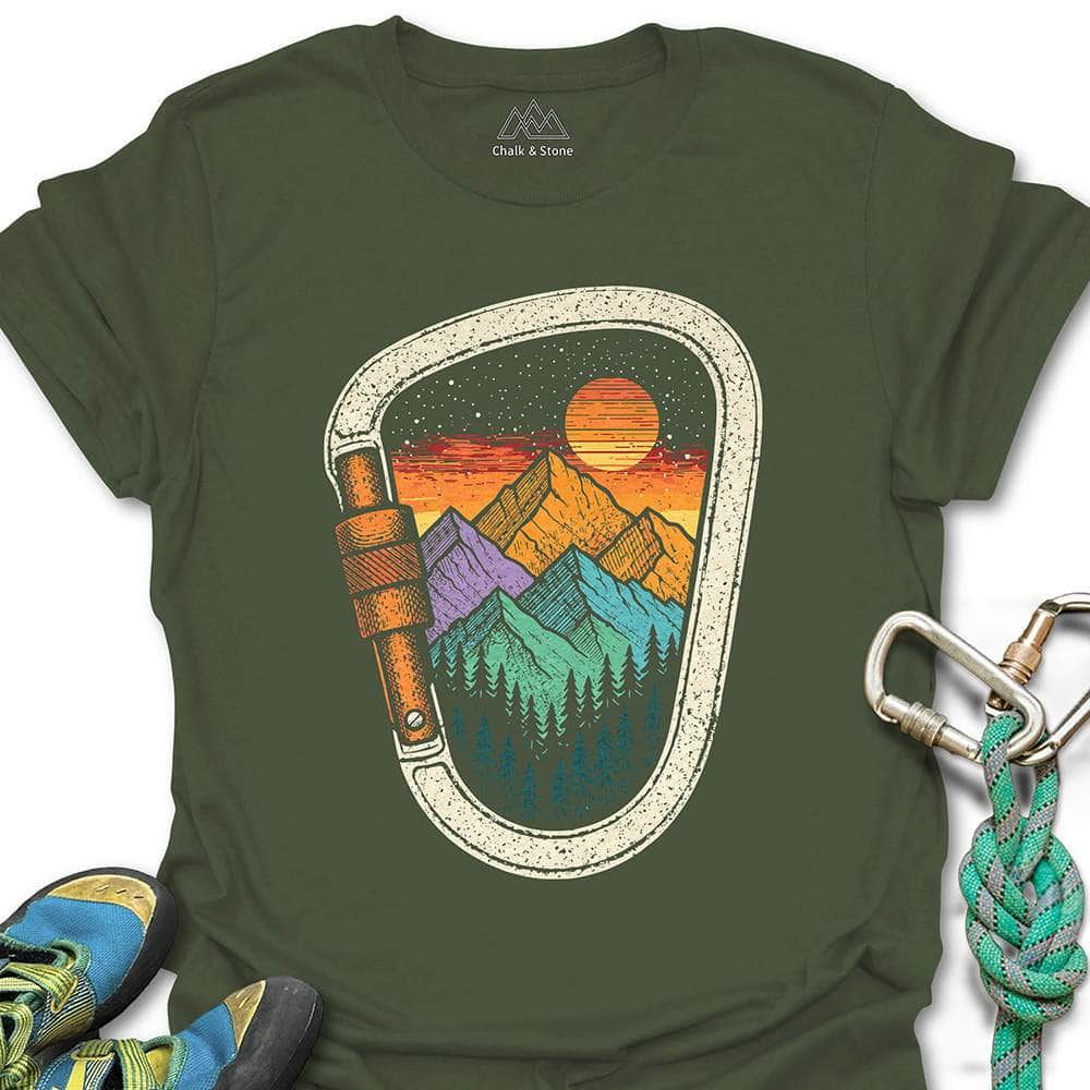 Mountain Range Carabiner Tee