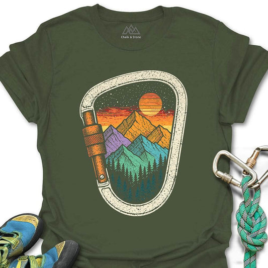 Mountain Range Carabiner Tee
